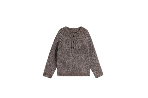 Girls Cardigan Button Up Sweater Long Sleeve Kids Knit Cardigan Crewneck Casual Clothes
