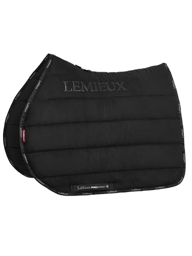 Tapis de selle LeMieux Jump Work noir pour le saut d'obstacle