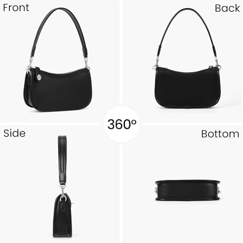 Shoulder Bag Purses for Women - Small Handbags PU Leather Shoulder Purse Trendy Designer Underarm Bags4