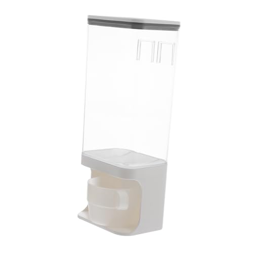 Yardwe Wall Mounted Airtight Pet Food Storage Container Dog and Cat Food Dispenser Moisture Snack Tank for Dry Food Space Saving Design for Home Organization