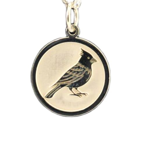 Collier cardinal pendentif anti-allergie argent 925 de LKBEADS