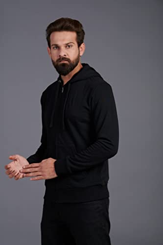 Image of Go Devil Regular Fit 100% Cotton Full Sleeves Winter Wear Stylish Trendy Printed Hoodies Sweatshirt for Men /Boys with Pockets for Everyday Use