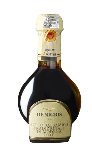 De Nigris 12 Years Aged Balsamic Vinegar Of Modena D.O.P. 3,4 Oz (100ml) | Balsamic Vinegar From Modena Italy, Tic Doser Included | Balsamic Vinegar Aged | Aged Balsamic Vinegar 12 Years