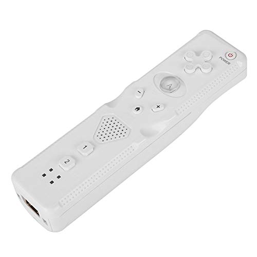 Manija Remota para Videojuegos, Empuñaduras Ergonómicas, Mando de Mano, Botones Potentes únicos, Alta Sensibilidad, Alta Sensibilidad, a la Moda para WiiU(Blanco) Cover