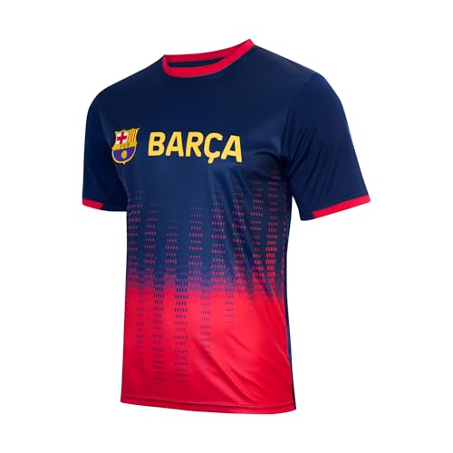 FC Barcelona Offically Licensed Jersey - Adult Soccer Game Day Jersey Inspired Shirt | Frequency, Navy, Large