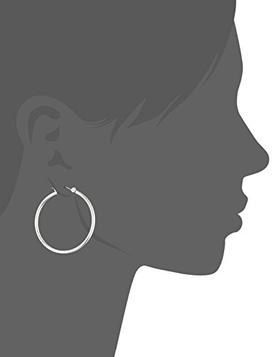 Image of Nine West Women's Hoop Earrings, Classic Fashion Jewelry Accessories for Everyday Wear, Lightweight Statement Earrings for Casual, Office, and Evening Looks