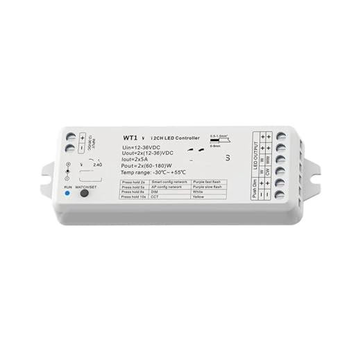 Atenuador LED WT1 para crear ambientes en salones y dormitorios con luz regulable