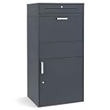 XXL Paketbox 150 mit Briefkasten abschließbar 72 x 45 x 150 cm...