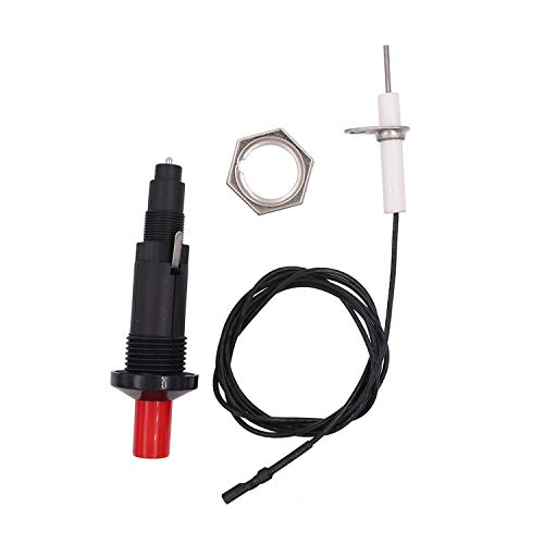 Miniatura 2 de Meter Star Juego De 2 Encendedores De Cocina Con Botón De Encendido Piezoeléctrico Con Cable De Resistencia De 200 Grados, Lente De 1 Metro