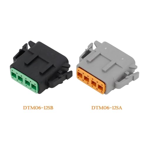 Conector de 12 pines DTM06-12SB enchufe automotriz para cableado de camión pesado 3