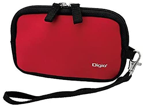 NAKABAYASHI Digio2 デジタルカメラケース 伸縮素材 Lサイズ レッド Z0306