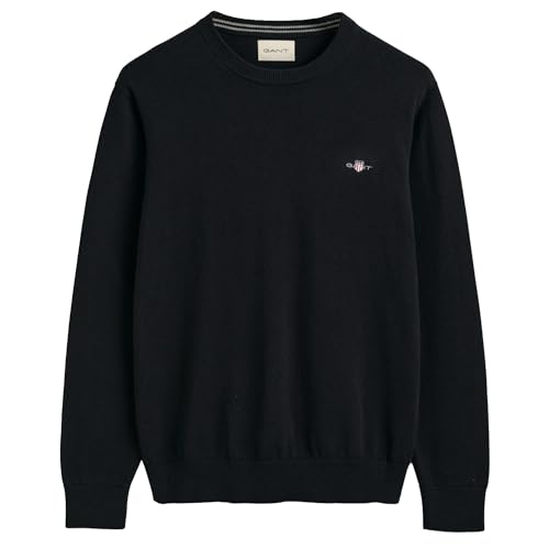 Pull GANT homme en coton piqué tricotage alvéolé thermorégulateur