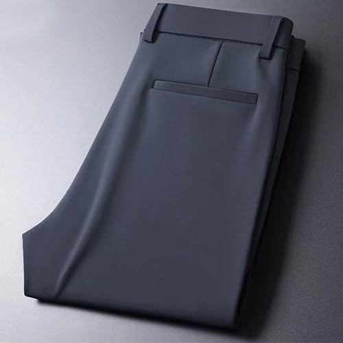 Men's Suit Wrinkle Free Pants Flat Front Casual Dress Slacks Pant Regular and Big & Tall Work Trousers2