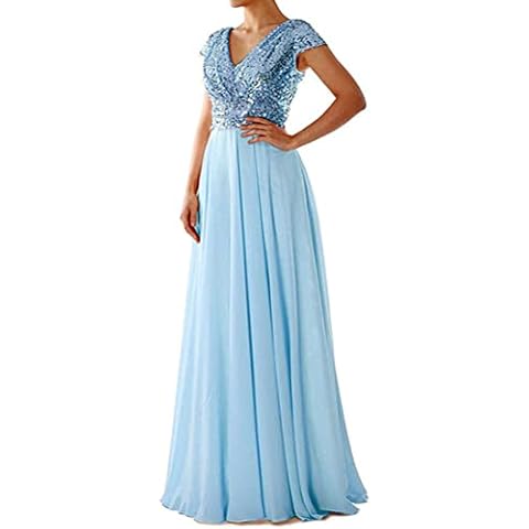 Onsoyours Robe Femme Soirée N Bleu Clair 44 Cover