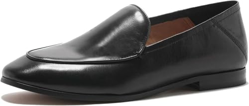 Image of Women's Cow Leather Slip On Loafers Metal Decoration Flat Mules