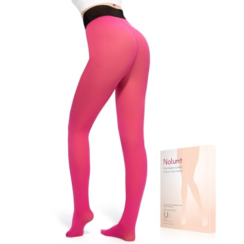 Image of Fleece Lined Tights Sheer Women,Fake Translucent Warm Pantyhose Leggings Sheer Thermal Tights for Women in Winter.