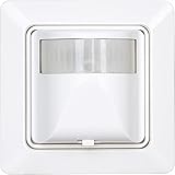 INFRAcontrol 2D 180º,UP IP20 Infrarot-Bewegungsschalter,Komplettgerät inkl. 1-Fach Abdeckrahmen