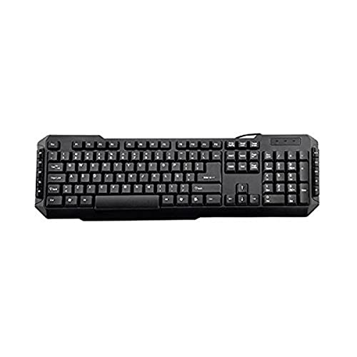 3Go KBDRILEPS2 - Teclado Multimedia para PS2, Color Negro Cover