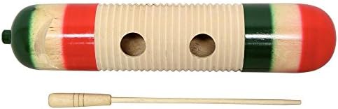 Guiro In Legno Club Salsa | Lunghezza 33cm | Con Raschietto | Per Musica Latina - Foto 8