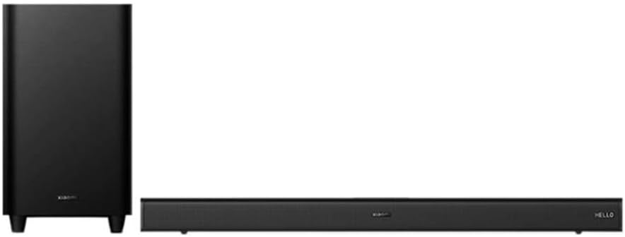 XIAOMI Soundbar 3.1ch and Wireless Subwoofer, angled view