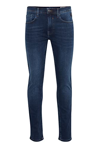 Blend 20708715 - Pantalones vaqueros para hombre Multiflex con elástico de 5 bolsillos, Azul Oscuro Denim (76207), 28W / 32L