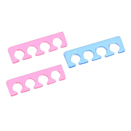 TOVINANNA Nail Fingertip Toe Separators Manicure Separator Silicone Nail Art Divider Comfortable Use for Drying