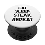Photo Gallery bistecca divertente - eat sleep steak repeat popsockets popgrip adesivo Photo Gallery bistecca divertente - eat sleep steak repeat popsockets popgrip adesivo