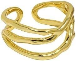 Bague ouverte pour femme en argent S925 à porter au quotidien