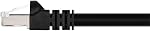 Monoprice Cat6A Ethernet Patch Cable - Network Internet Cord - RJ45, 550Mhz, STP, Pure Bare Copper Wire, 10G, 26AWG, 30ft, Black