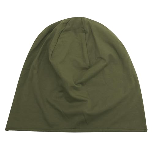 Image of ZLYC Cotton Thin Slouchy Beanie Hat for Men Women Fashion Soft Stretch Knit Skull Cap