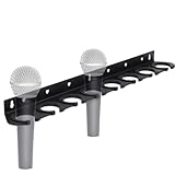 [Compatibilité universelle] Le plateau de rangement unique pour microphone peut accueillir des microphones portables, dynamiques, filaires ou sans fil, ce qui facilite la visualisation et l'échange des micros en toute commodité.L'organisateur de micro est idéal pour les performances, les home studios, les églises ou les configurations d'enregistrement professionnelles.