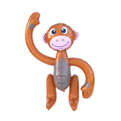 TG,LLC Treasure Gurus Jungle Theme Blow Up Float Safari Kids Toys Inflatable Monkey Pool Floats Party Favor Birthday Decor