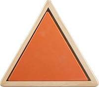 Fisher-Price Wood Montessori Triangle Puzzle Learning Activity, Ages 3+ — image 6