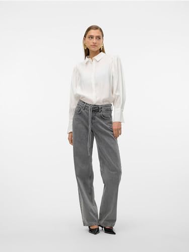 Image of VERO Moda Women Rayon Blend Striped Regular Fit Shirt