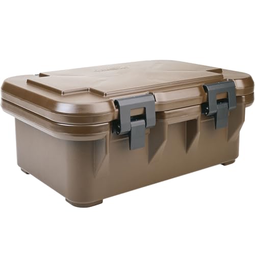 Cambro Insulated Food Pan Carrier - 6 Inch Deep Hotbox and Food Warmer for Catering & Transport - Top Load S-Series (Brown)