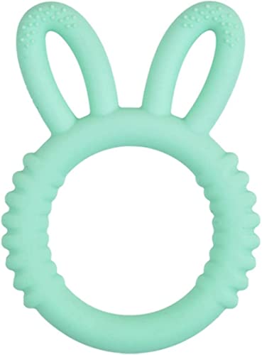 手のおしゃぶりの歯が生えるおもちゃ,シリコンうさぎのおしゃぶり | 小さな男の子、女の子、姉妹、兄弟、赤ちゃんのためのフィジェットトイチュートイ。