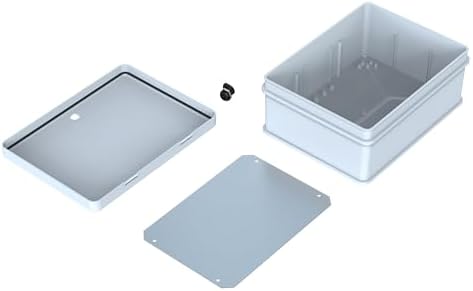 YAVUZ Abs Pano 30 x 40 x 17 cm Taban Saclı IP65 Plastik Pano Montaj Plakalı Elektrik Kutusu Pano Darbeye Dayanıklı Dış Ortam Muhafaza Kutusu ABS Pano POLİ 023 - Görsel 4