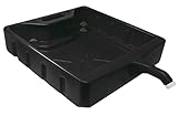 Funnel King 32972 20 Quart Open Drain Pan, Black, 25' x 18' x 5.5', Made in USA