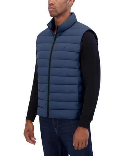 Image of Nautica Men's Lightweight Puffer Vest - Wind & Water-Resistant