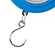 Zeigerschnellwaage, 10 kg Manuelle Gepäckwaage Federwaage Federzugwaage mit Gepäckhaken Hängewaage für Kochen Backen Camping Angeln (BLUE)