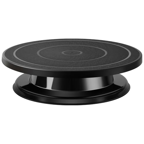Armrouns 11 Inch Cake Stand Rotating Cake Turntable for Decorating Display & Baking Smooth Revolving Spinner Stand