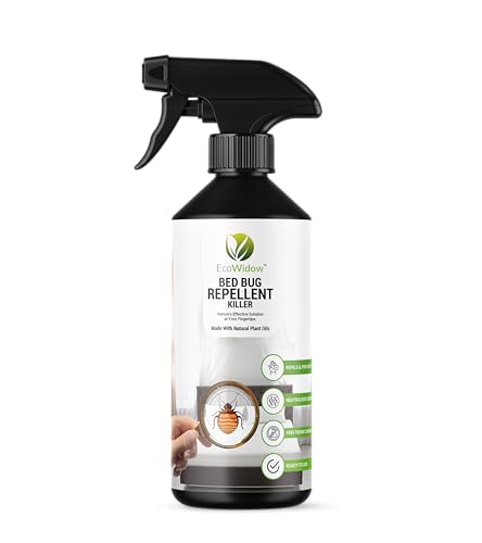 EcoWidow Natural Bed Bug Killer & Repellent Spray, 500ml – Effective Home & Mattress Treatment, Vegan-Friendly, Eco-Friendly, Non-Toxic Formula for Safe Indoor Use