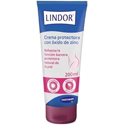 Crema Para Bebé A Base De Oxido De Zinc Lindor Skin, Crema Íntima con Óxido de Zinc, Hidratante, Cicatrizante y Neutralizadora de Olores, Protege la Piel y Zonas Irritadas por Incontinencia Urinaria o Fecal, Apta para Piel Sensible, 200ml