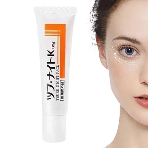 Crema Hidratante Para El Contorno De Ojos - Crema De 30g Que Suaviza La Grasa Bajo Los Ojos - Bálsamo Facial No Graso | Para Uso Nocturno En El Hogar Desplazamientos Diarios Trabajo Spa Salón Y Con