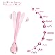 TYDAY Mini ultradünner Vibrator Zauberstab Klitoris Massagegerät vaginale Stimulation Nippel G-Punkt Vibration geeignet für Frauen 10-Frequenz Vibration Sextoys.