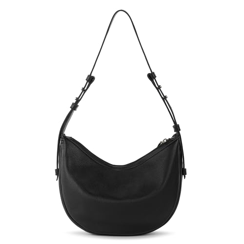 Image of The Sak Tess Crescent Shoulder Bag - Premium Women's Handbag for Everyday & Travel - Adjustable Strap with Zipper Closure