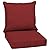 Arden Outdoor Deep Seat Cushion Set, 24 in x 24 in, Weather-Proof, Rain-Proof, Fade Resistant Patio Cushion for Chair, Sofa, and Couch 24 x 24, Ruby Red Leala