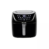 Power-XL Vortex Pro Air Fryer 8 Quart, 1700W, Nonstick Coating, Dishwasher-Safe, Built-in Food Dehydrator, Automatic Shut-Off, LED Touchscreen, 10 Presets, XL Kitchen Appliances