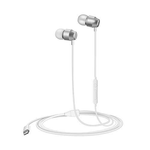 PALOVUE Lightning oortelefoon in-ear magnetisch MFi gecertificeerd met microfooncontroller compatibel met iPhone 12 11 Xs/XR/XS Max/iPhone 7/7P iPhone 8/8P (wit)