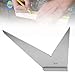ANKROYU Precision Angle Ruler 30 45 90 120 Degree Carbon Steel Measuring Tool with Stable Base DIN 875/2 Industrial Standard for Machinists Engineers and Metalworking Professionals